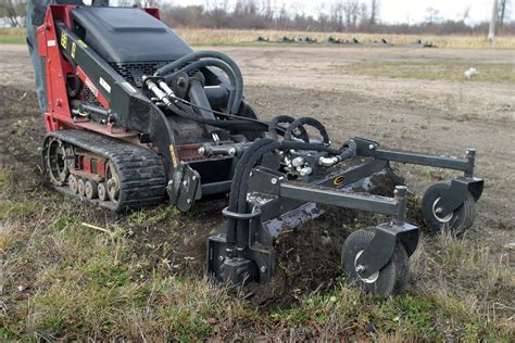 mini skid steer soil conditioner|skid loader soil conditioner.